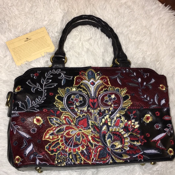 patricia nash embroidered handbag